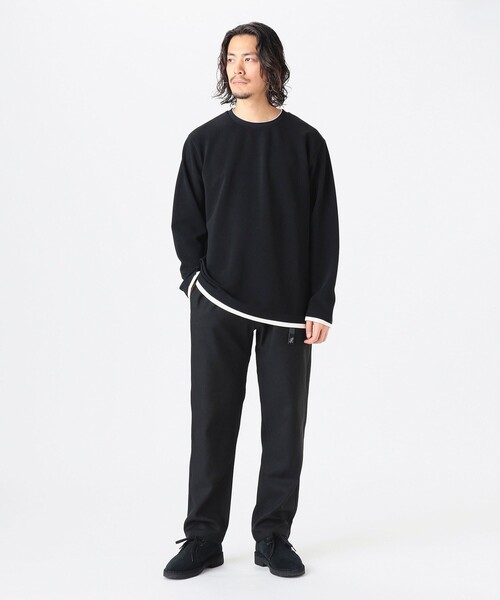B:MING by BEAMS(ビーミングバイビームス)の「フェイクレイヤード クルー カットソー(Tシャツ/カットソー・メンズ・ネイビー/グレー/ブラック・XL/L/M/S)」の8枚目の写真