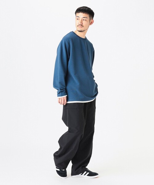 B:MING by BEAMS(ビーミングバイビームス)の「フェイクレイヤード クルー カットソー(Tシャツ/カットソー・メンズ・ネイビー/グレー/ブラック・XL/L/M/S)」の11枚目の写真