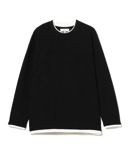 B:MING by BEAMS(ビーミングバイビームス)の「フェイクレイヤード クルー カットソー(Tシャツ/カットソー・メンズ・ネイビー/グレー/ブラック・XL/L/M/S)」の18枚目の写真