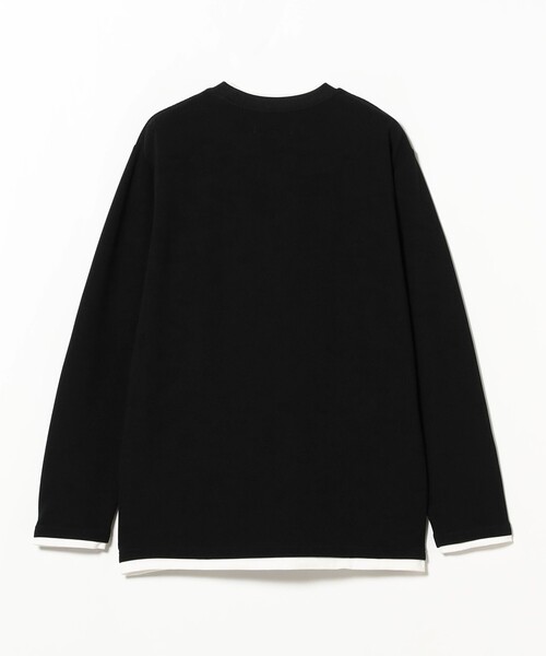 B:MING by BEAMS(ビーミングバイビームス)の「フェイクレイヤード クルー カットソー(Tシャツ/カットソー・メンズ・ネイビー/グレー/ブラック・XL/L/M/S)」の19枚目の写真