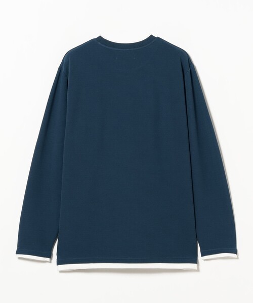 B:MING by BEAMS(ビーミングバイビームス)の「フェイクレイヤード クルー カットソー(Tシャツ/カットソー・メンズ・ネイビー/グレー/ブラック・XL/L/M/S)」の22枚目の写真