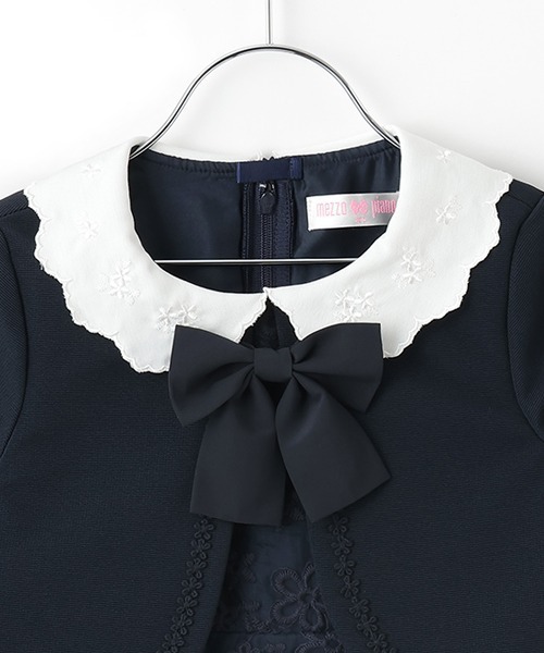 アンサンブル風 ドッキングワンピース(ワンピース)|mezzo piano(メゾピアノ) アンサンブル風 ドッキングワンピース(ワンピース)|mezzo piano(メゾピアノ)