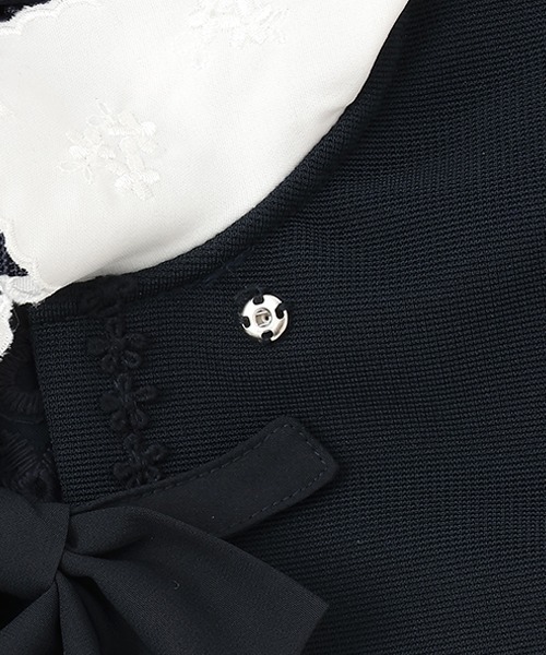 アンサンブル風 ドッキングワンピース(ワンピース)|mezzo piano(メゾピアノ) アンサンブル風 ドッキングワンピース(ワンピース)|mezzo piano(メゾピアノ)