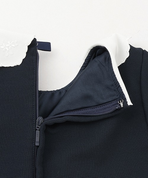 アンサンブル風 ドッキングワンピース(ワンピース)|mezzo piano(メゾピアノ) アンサンブル風 ドッキングワンピース(ワンピース)|mezzo piano(メゾピアノ)