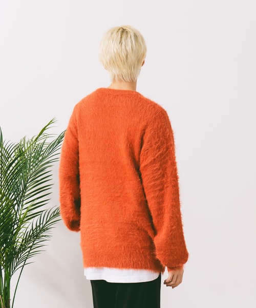 ROUGH TRADE(ラフトレード)の「【ROUGH TRADE/ラフトレード】シャギーVネックカーディガン(カーディガン/ボレロ・メンズ・ブラック系その他/オレンジ系その他/グレー系その他・MEDIUM/LARGE/X-LARGE)」の18枚目の写真