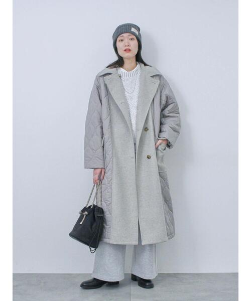 Samansa Mos2 blue（サマンサモスモスブルー）の「リブニット帽（ハット・レディース・チャコールグレー/ブラック/オレンジ/ブルー・F）」の11枚目の写真