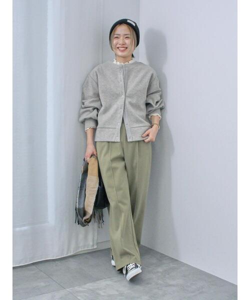 Samansa Mos2 blue（サマンサモスモスブルー）の「リブニット帽（ハット・レディース・チャコールグレー/ブラック/オレンジ/ブルー・F）」の18枚目の写真