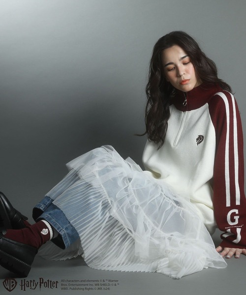 Green　Parks（グリーンパークス）の「ハリー・ポッター/ワンポイント刺繍ソックス（ソックス/靴下・レディース・ネイビー/レッド/イエロー/グリーン・FREE）」の12枚目の写真