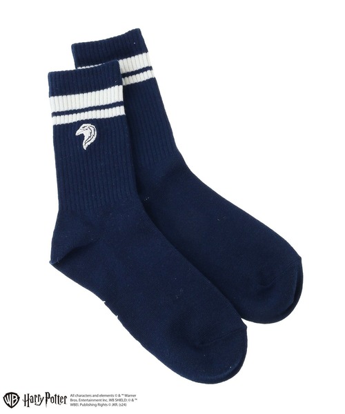 Green　Parks（グリーンパークス）の「ハリー・ポッター/ワンポイント刺繍ソックス（ソックス/靴下・レディース・ネイビー/レッド/イエロー/グリーン・FREE）」の5枚目の写真