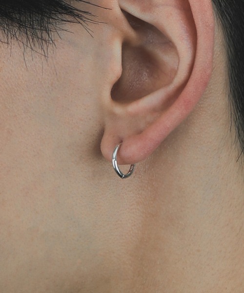 silver925】NeatHoop10mmPierce/ニート フープピアス10mm（ピアス（両
