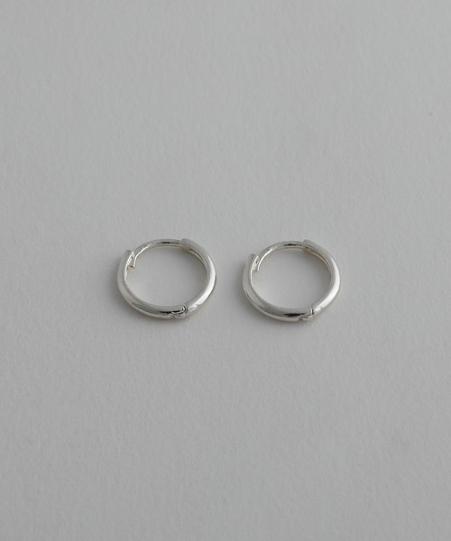 whoseA(フーシー)の「【silver925】NeatHoop10mmPierce/ニート フープピアス10mm(ピアス(両耳用)・メンズ・シルバー・FREE)」の12枚目の写真