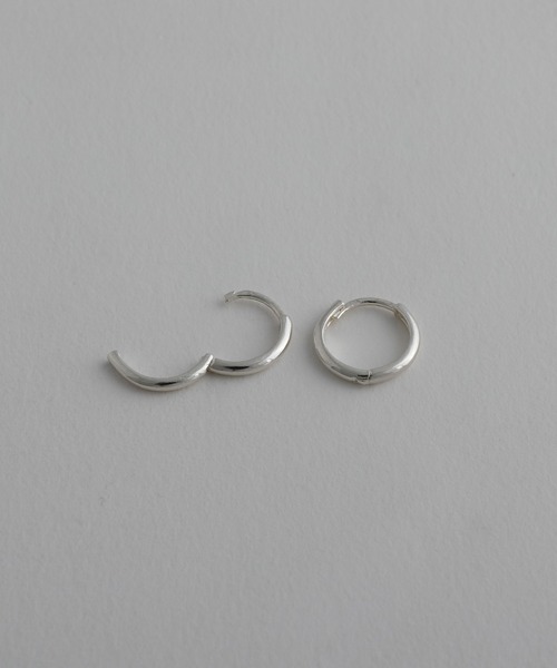 whoseA(フーシー)の「【silver925】NeatHoop10mmPierce/ニート フープピアス10mm(ピアス(両耳用)・メンズ・シルバー・FREE)」の13枚目の写真