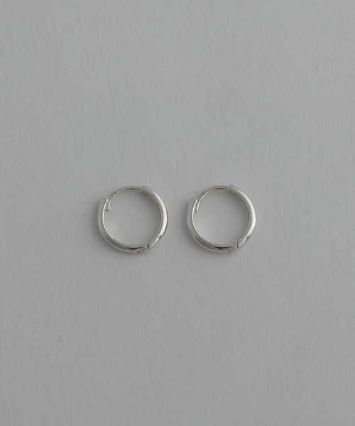 whoseA(フーシー)の「【silver925】NeatHoop10mmPierce/ニート フープピアス10mm(ピアス(両耳用)・メンズ・シルバー・FREE)」の14枚目の写真