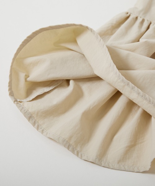 devirock(デビロック)の「サイドライン ハーフジップ トラック ティアードワンピース(ワンピース・キッズ・アイボリー/スミクロ/ブルー系・100cm/110cm/120cm/130cm/140cm/150cm/160cm)」の7枚目の写真