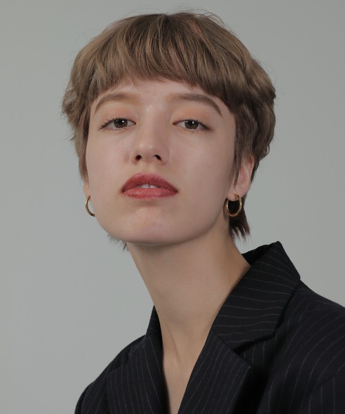 ORLEAN(オルレアン)の「【ORLEAN】ワンタッチフープピアス 21mm 316L(ピアス(両耳用)・レディース・シルバー/ゴールド・フリー)」の7枚目の写真