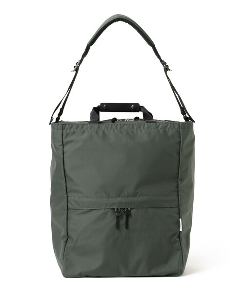 STANDARD SUPPLY(スタンダードサプライ)の「【別注】STANDARD SUPPLY / 2WAY ZIP TOTE(トートバッグ・メンズ・ブラック/グレー・ONE SIZE)」の4枚目の写真