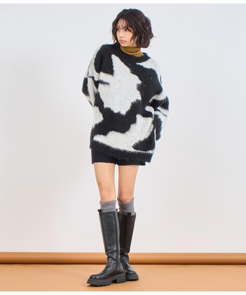 セール】柄ニットトップス（ニット/セーター）｜ANAP（アナップ