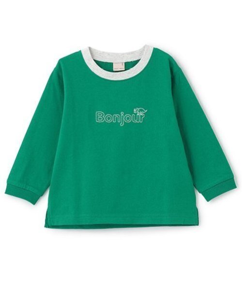 petit main（プティマイン）の「【プティプラ】BOYS長袖Tシャツ（Tシャツ/カットソー・キッズ・ライトグレー/ライトベージュ/カラフル/マルチ/クリーム/グリーン/オフホワイト/レッド/ネイビー/ライトブルー・80ｃｍ/90cm/110cm/100cm/120cm/130cm）」の5枚目の写真
