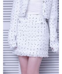 EATME | ツイードミニスカート（セットアップ可能）(スカート)