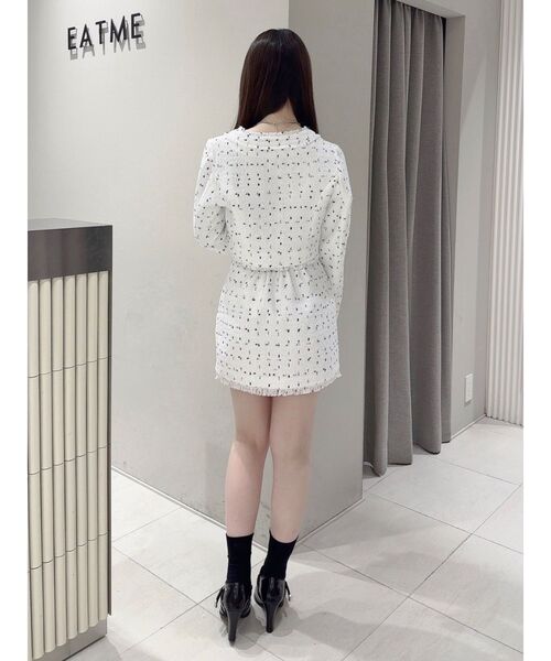 EATME（イートミー）の「ツイードミニスカート（セットアップ可能）（スカート・レディース・ブラック/オフホワイト・SMALL/MEDIUM）」の19枚目の写真