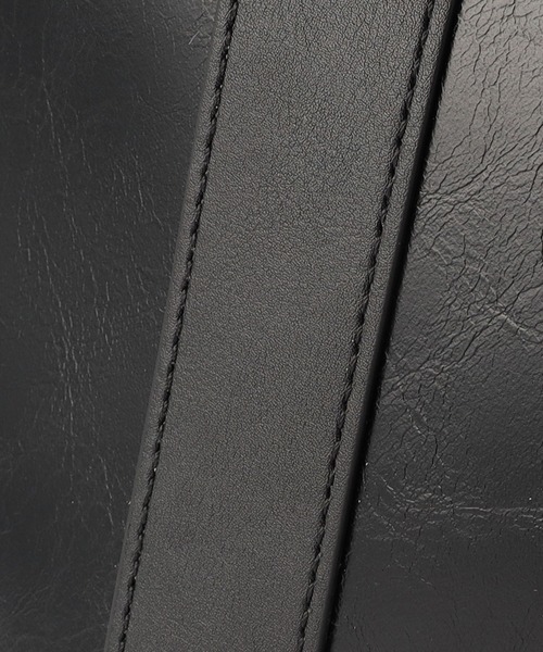 HIDEAWAYS NICOLE(ハイダウェイニコル)の「サイドジップトートバッグ(トートバッグ・メンズ・ホワイト×ブラック/ブラック・FREE)」の8枚目の写真