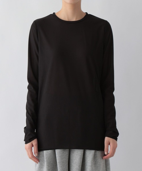 LOWRYS FARM（ローリーズファーム）の「ムジガラシアータイトＬＳ 291966（Tシャツ/カットソー・レディース・ホワイト/その他/ブラック・FREE）」の7枚目の写真