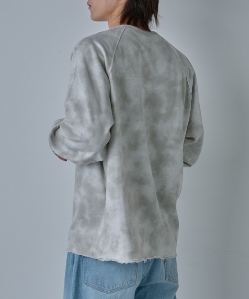 COLONY 2139（コロニートゥーワンスリーナイン）の「フェードダイカットオフ長袖T（Tシャツ/カットソー・メンズ・ホワイト/サックスブルー/グレー・MEDIUM/LARGE）」の16枚目の写真