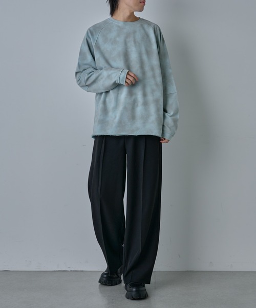 COLONY 2139（コロニートゥーワンスリーナイン）の「フェードダイカットオフ長袖T（Tシャツ/カットソー・メンズ・ホワイト/サックスブルー/グレー・MEDIUM/LARGE）」の9枚目の写真