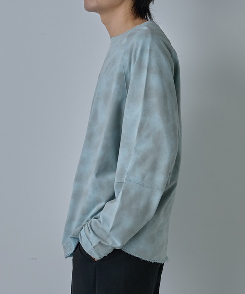 COLONY 2139（コロニートゥーワンスリーナイン）の「フェードダイカットオフ長袖T（Tシャツ/カットソー・メンズ・ホワイト/サックスブルー/グレー・MEDIUM/LARGE）」の20枚目の写真