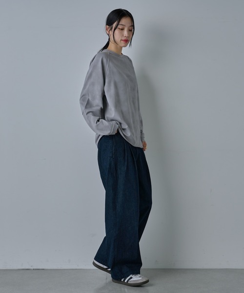 COLONY 2139（コロニートゥーワンスリーナイン）の「フェードダイカットオフ長袖T（Tシャツ/カットソー・メンズ・ホワイト/サックスブルー/グレー・MEDIUM/LARGE）」の10枚目の写真