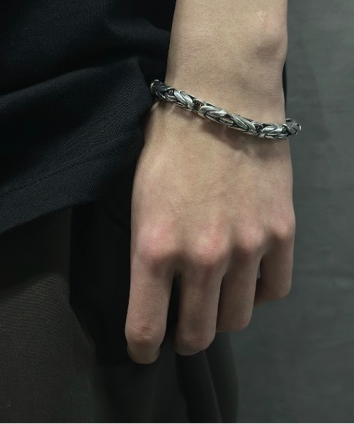 セール】【B-925 SILVER】925ブレスレット b925-b233-44g