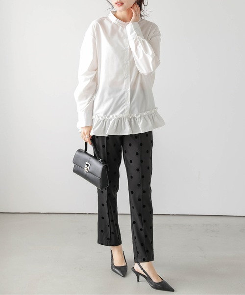 セール】フリルヘムブラウス（シャツ/ブラウス）｜SUGAR BISKET