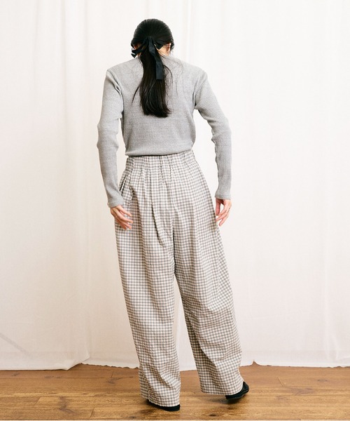 fig London(フィグロンドン)の「DAILY simple cardigan(Tシャツ/カットソー・レディース・ホワイト/グレー・FREE)」の15枚目の写真
