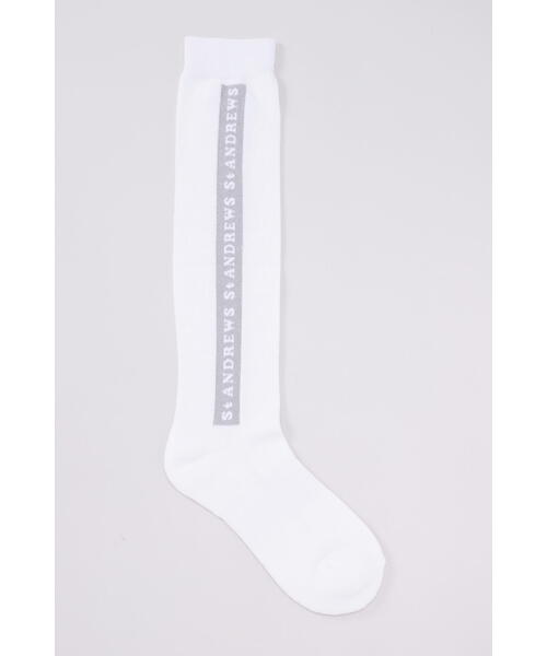 セール】【St ANDREWS】ラインロゴハイソックス (WOMENS