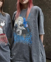LOVE KILLER（ラブキラー）の「A'GEM/9 × .kom 『LOVE KILLER/ラブ キラー』 Blue killer girl Graphic logo T-shirt/ブルーキラーガールグラフィックロゴTEE（Tシャツ/カットソー）」