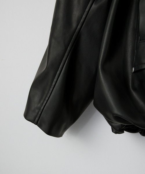 ILLMAZE】2WAY balloon silhouette short blouson / 2WAY バルーン