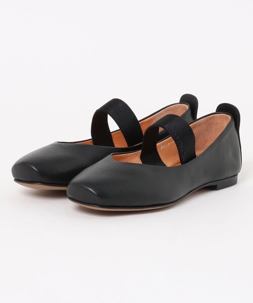 LANVIN en Bleu(ランバンオンブルー)の「メリージェーンバレエシューズ(パンプス・レディース・ブラック/プラチナム・22.0cm/22.5cm/23.0cm/23.5cm/24.0cm/24.5cm)」の2枚目の写真