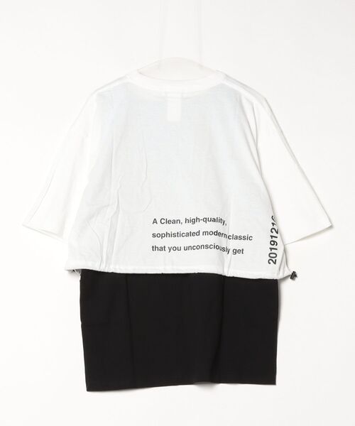 ROSE BUD(ローズバッド)の「Boutique Ordinary S/S TEE(Tシャツ/カットソー・レディース・ホワイト・ONE SIZE)」の2枚目の写真