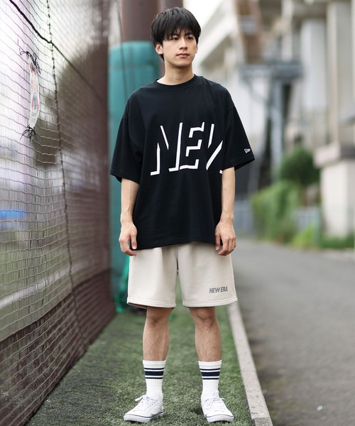 NEW ERA ポロシャツとショートパンツセット NEW ERA/ニューエラ ショーツ/ショートパンツ ワンポイント 吸汗