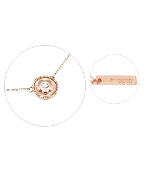 【MARY QUANT】 サークルシェル ネックレス ギフトにも◎ マリークワント MARY QUANT サークルシェル ネックレス