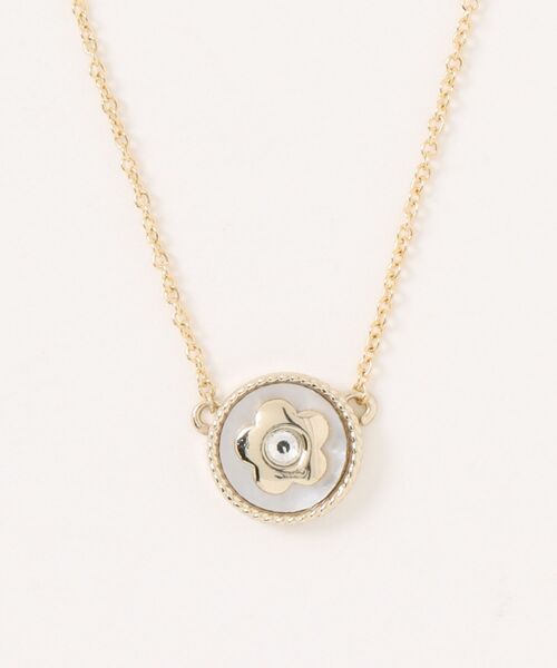 ギフト 可愛い【MARY QUANT】サークルシェル デイジーネックレス セール】サークルシェル ネックレス(ネックレス)|MARY QUANT