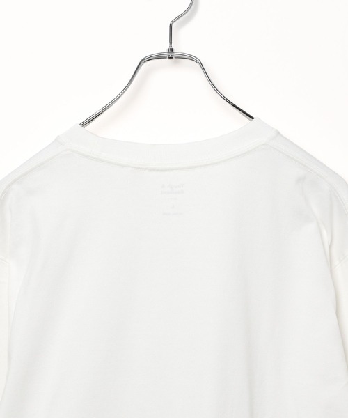GLOBAL WORK(グローバルワーク)の「ヘビロッTEE/長袖/147194(Tシャツ/カットソー・メンズ・ホワイト・X-LARGE/MEDIUM/SMALL/LARGE)」の7枚目の写真