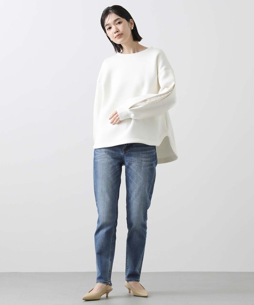 Gready Brilliant(グレディブリリアン)の「ダンボールレーススリーブカットソー(Tシャツ/カットソー・レディース・ベージュ/アイボリー・M)」の3枚目の写真