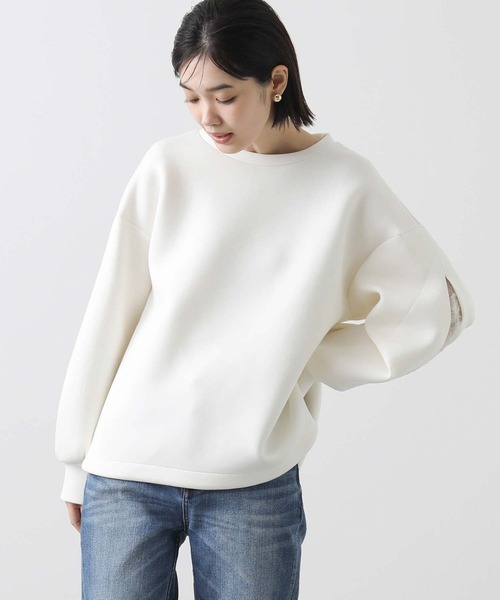 Gready Brilliant(グレディブリリアン)の「ダンボールレーススリーブカットソー(Tシャツ/カットソー・レディース・ベージュ/アイボリー・M)」の10枚目の写真