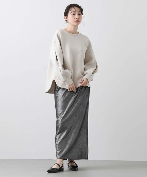 Gready Brilliant(グレディブリリアン)の「ダンボールレーススリーブカットソー(Tシャツ/カットソー・レディース・ベージュ/アイボリー・M)」の15枚目の写真