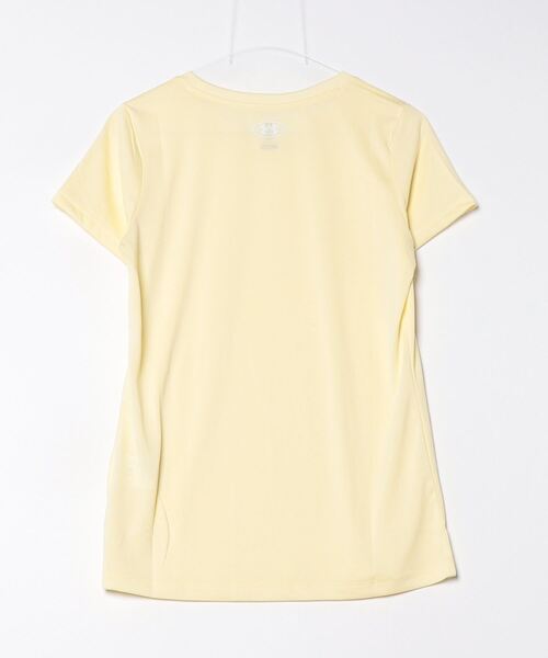 UNDER ARMOUR（アンダーアーマー）の「アンダーアーマー  UAテック グラフィック ショートスリーブ Tシャツ（Tシャツ/カットソー・レディース・レモンイエロー/グレー・S/M/L/XL）」の3枚目の写真