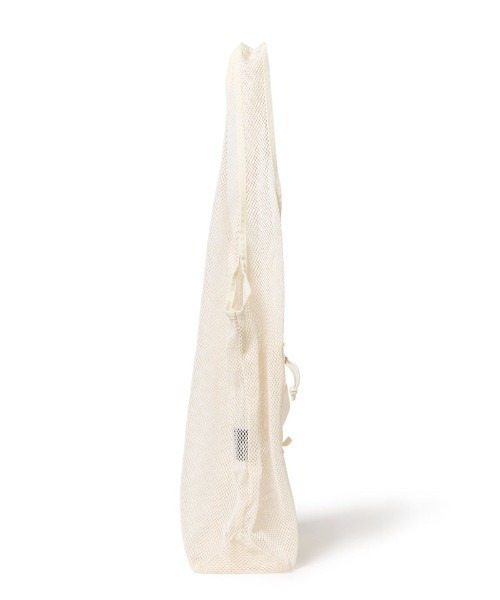 NEW ERA（ニューエラ）の「NEW ERA/ニューエラ エコトートバッグ 22L パッカブル アイボリーメッシュ/ブラックメッシュ 14392331/14521337（エコバッグ/サブバッグ・メンズ・ブラック/アイボリー・FREE）」の6枚目の写真