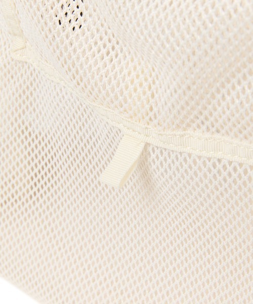 NEW ERA（ニューエラ）の「NEW ERA/ニューエラ エコトートバッグ 22L パッカブル アイボリーメッシュ/ブラックメッシュ 14392331/14521337（エコバッグ/サブバッグ・メンズ・ブラック/アイボリー・FREE）」の10枚目の写真