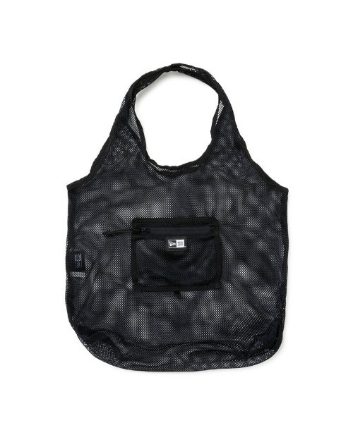NEW ERA（ニューエラ）の「NEW ERA/ニューエラ エコトートバッグ 22L パッカブル アイボリーメッシュ/ブラックメッシュ 14392331/14521337（エコバッグ/サブバッグ・メンズ・ブラック/アイボリー・FREE）」の12枚目の写真
