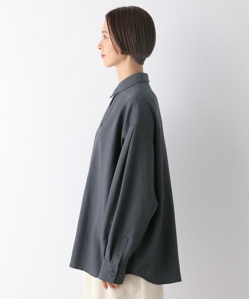 LEPSIM（レプシィム）の「アソートクラフトシャツ　288190（シャツ/ブラウス・レディース・チャコールグレー/ホワイト系その他・FREE）」の15枚目の写真